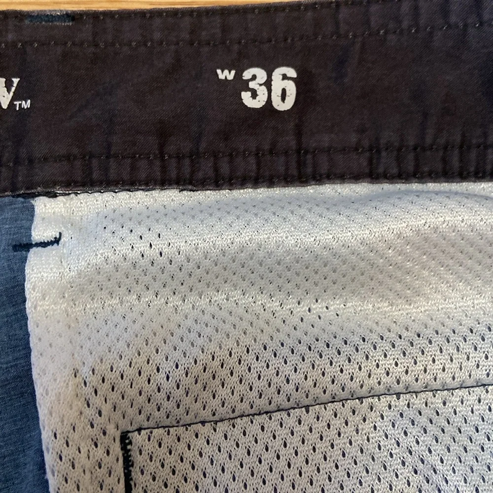 Goodfellow & Co Blue Stretch Performance Shorts Men’s 36 Golf Casual 10” Inseam